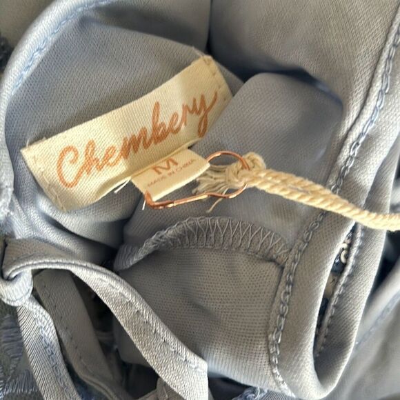 Blue sequence flower dress size medium - Picture 10 of 10